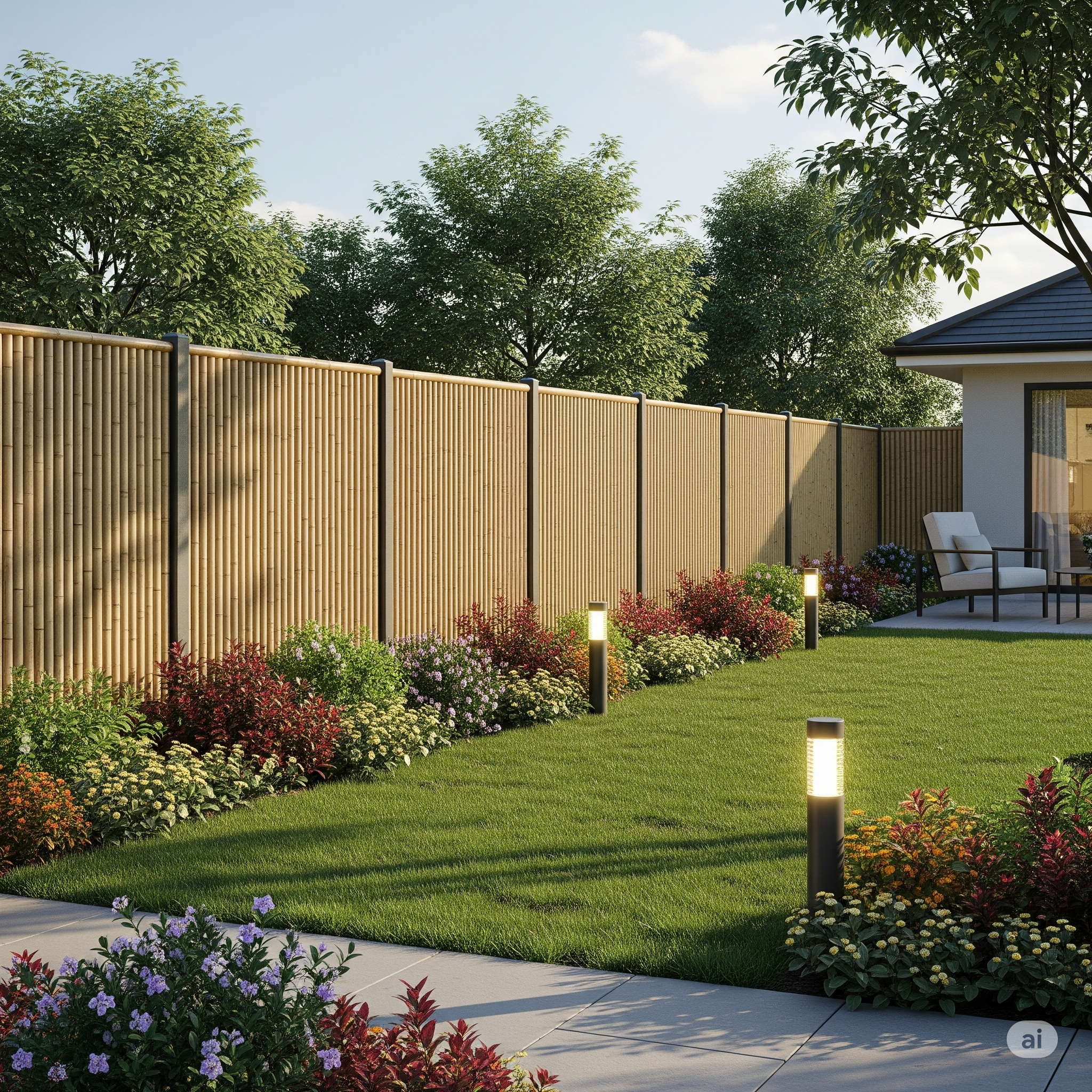Artificial Bamboo Screen